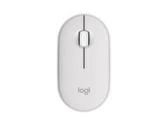 Logitech Pebble 2 M350S brezžična miška, bela (910-007013)