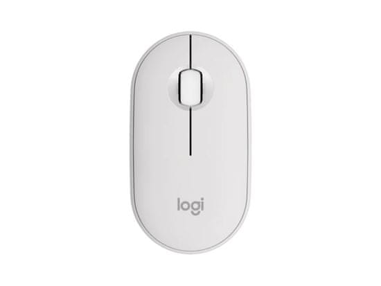 Logitech Pebble 2 M350S brezžična miška, bela (910-007013)