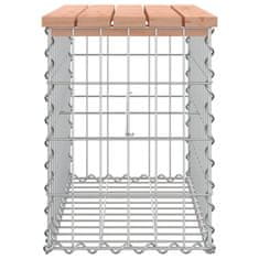 Vidaxl Vrtna klop gabion 63x31,5x42 cm trden les douglas