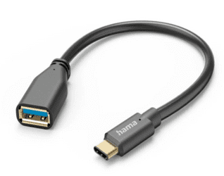 HAMA OTG 00201605 adapter, USB-C vtič moški - USB-A vtičnica ženska, 15 cm