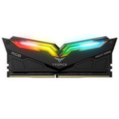 TeamGroup Night Hawk pomnilnik (RAM), RGB, 16GB, DDR4-3600, DIMM, CL18, 1.35V (TF14D416G3600HC18JDC01)