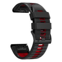 Tech-protect Iconband pašček za Garmin Fenix 3 / 5x / 6x / 6x Pro / 7x, black/red