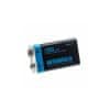Li-Ion polnilna baterija 6F22 • 9V 1000mAh • za končnega uporabnika | vgrajena zaščita | vgrajen USB micro polnilni priključek