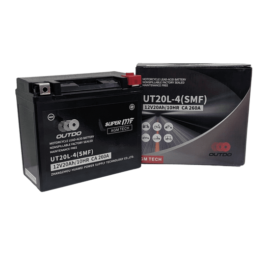 Outdo UTX20L-BS akumulator za motor YTX20L-BS • 12V 18Ah • DXŠXV: 177x89x155 • CCA 270 A