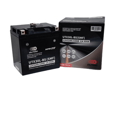Outdo UTX30L-BS (SMF) akumulator za motor YGZ30HL-BS • 12V 32Ah • DXŠXV: 166x130x175 • CCA 350 A