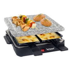 Techwood električni žar za raclette za 4 osebe tra-47p