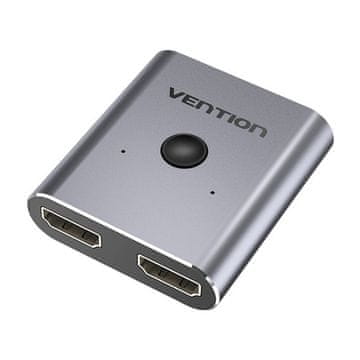 slomart vention dvosmerni hdmi adapter, 2 hdmi vhoda, 4k60hz