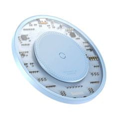 BASEUS brezžični indukcijski polnilec simple 2, 15 W, s kablom USB-C za USB-C (modri)