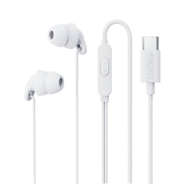 REMAX slušalke rm-518a, usb-c, 1,2 m (bele)