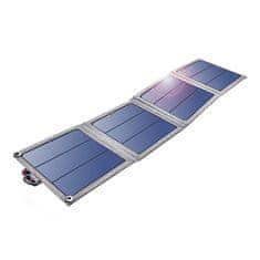 Choetech sc004 zložljiv solarni polnilec 14W, 1xusb (siv)