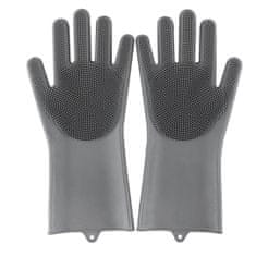 EliteHoff Rastlinske silikonske rokavice za pranje E-6274