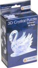 HCM Kinzel 3D kristalna sestavljanka Labod 44 kosov