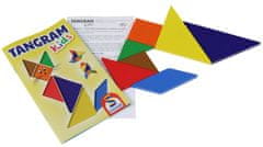 Schmidt Tangram za otroke - sestavljanka v pločevinasti škatli