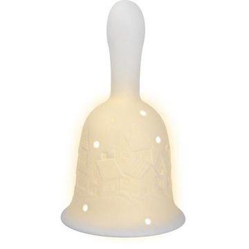 Retlux Božična dekoracija Retlux RXL 471 Porc.bell 13,2cm LED WW