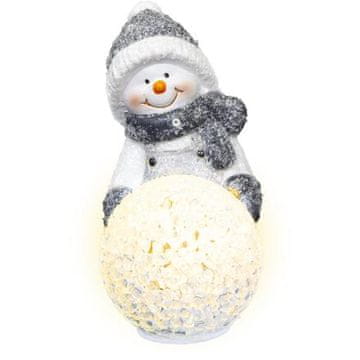 Retlux Božična dekoracija Retlux RXL 474 Snežna krogla 12cm LED WW