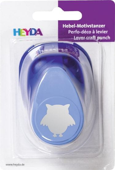 HEYDA dekorativni luknjač velikosti L - sova 2,5 cm