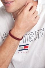 Tommy Hilfiger Rdeča paracord zapestnica pletena 2790494
