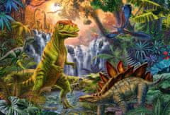 Schmidt Schmidtova sestavljanka v pločevinasti škatli - Dinozavri 4v1