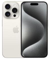 iPhone 15 Pro pametni telefon, 128 GB, White Titanium