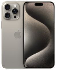 iPhone 15 Pro Max pametni telefon, 256 GB, Natural Titanium