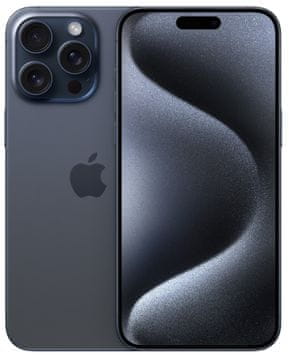 Apple iPhone 15 Pro Max pametni telefon, 256 GB, Blue Titanium - odprta embalaža