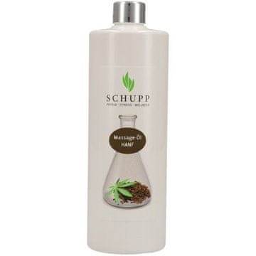 Schupp Masažno olje konopljino 500 ml + dozator