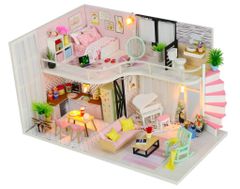 Dvěděti 2Kids Toys Miniaturna hiša House of Anne's Pink Melody