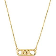 Michael Kors Minimalistična pozlačena ogrlica MKC164200710