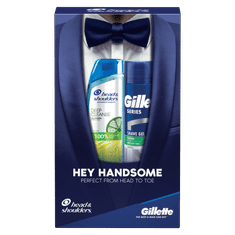 Head & Shoulders Hey Handsome set, šampon za lase, gel za britje