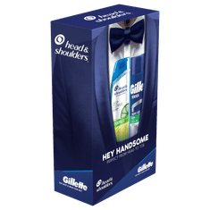 Head & Shoulders Hey Handsome set, šampon za lase, gel za britje