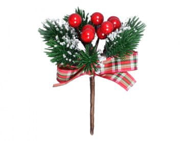 BOBULE Božična veja + lok 73cm