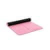 PINO PINOFIT Podloga za vadbo joge z navigacijskimi oznakami, roza, 180 x 66 x 0,4 cm