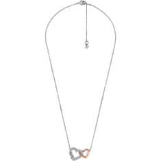 Michael Kors Nežna srebrna ogrlica s cirkoni MKC1641AN931