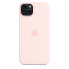 Apple silikonski ovitek za iPhone 15 Plus, z MagSafe, Light Pink