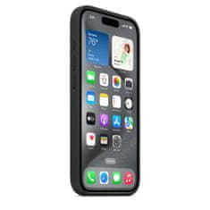iPhone 15 Pro ovitek, silikonski, z MagSafe, črn (MT1A3ZM/A)