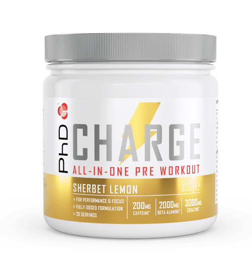 PhD Nutrition Pre-Workout Charge, 300 g prehransko dopolnilo