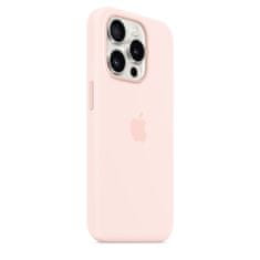 Apple iPhone 15 Pro ovitek, silikonski, z MagSafe, svetlo roza (MT1F3ZM/A)