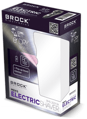 BROCK moški električni brivnik, brezžični - BMS 2001 BK