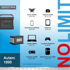 PATONA Platinum Powerstation Autarc 1000 / 1000W 1000Wh