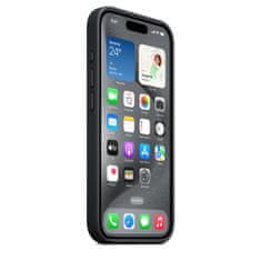Apple FineWoven ovitek za iPhone 15 Pro, z MagSafe, Black