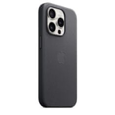 Apple FineWoven ovitek za iPhone 15 Pro, z MagSafe, Black