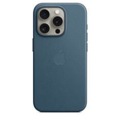 Apple FineWoven ovitek za iPhone 15 Pro, z MagSafe, Pacific Blue
