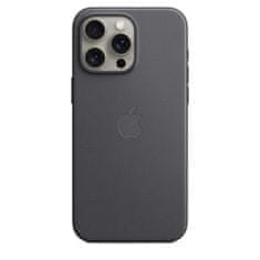 Apple FineWoven ovitek za iPhone 15 Pro Max, z MagSafe, Black