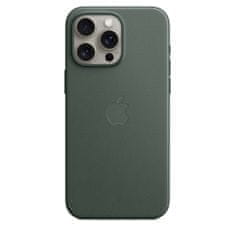 Apple FineWoven ovitek za iPhone 15 Pro Max, z MagSafe, Evergreen