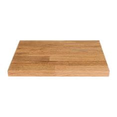 Greatstore Lesena deska za rezanje (blok - L) 48x33 - hrast