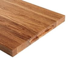 Greatstore Lesena deska za rezanje (blok - L) 48x33 - hrast