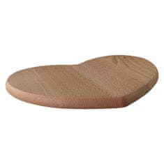 Greatstore Lesena deska Srce 23x24 - Bukev