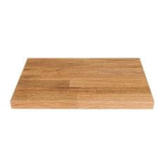 Greatstore Lesena deska za rezanje (blok - M) 35x25 - hrast