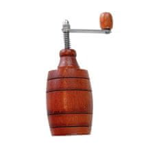 Greatstore Leseni mlinček za mletje sodov - rjav