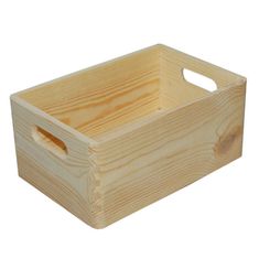 Lesena škatla z ročaji 30x20